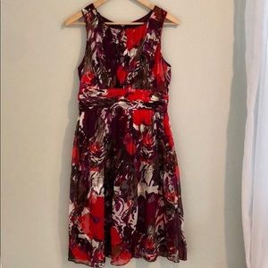 Donna Ricco silk floral dress